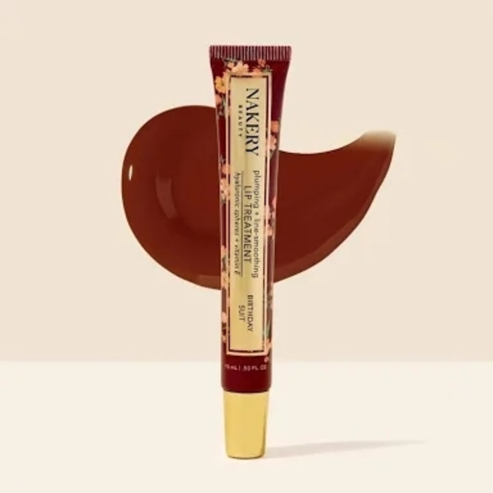 New NAKERY Beauty Lip Treatment Plumping Line Smoothing Birthday Suit Full Size